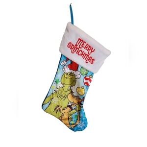 Merry Grinchmas How The Grinch Stole Christmas Velvet Christmas Stocking